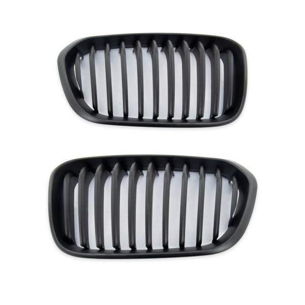 Sportgrill Kühlergrill kompatibel mit passend für BMW 1er F20 / F21 15-19 matt schwarz