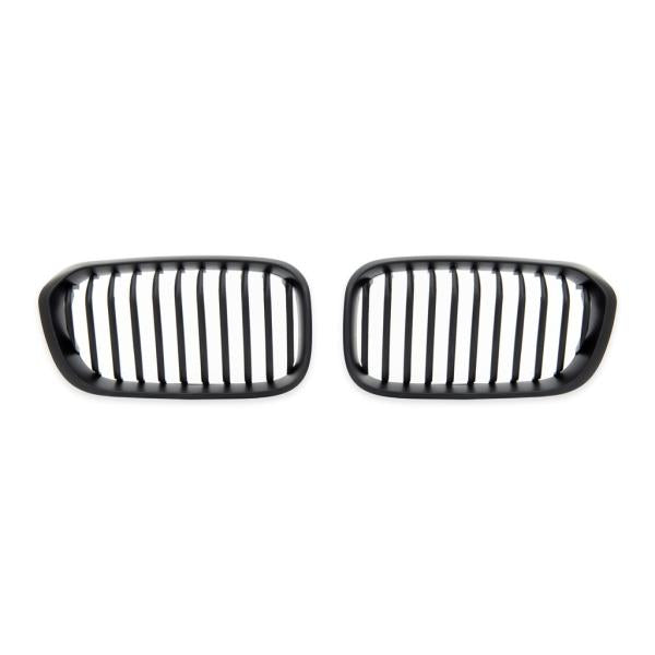 Sportgrill Kühlergrill kompatibel mit passend für BMW 1er F20 / F21 15-19 matt schwarz
