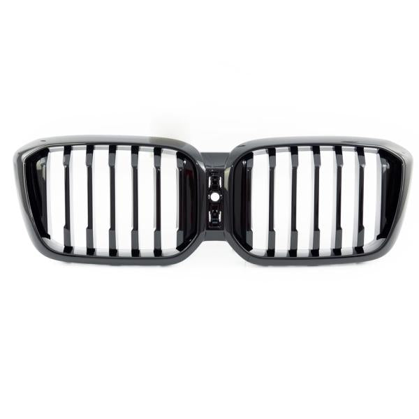 Sportgrill Kühlergrill kompatibel mit passend für BMW X3 G01 / X4 G02 21- glanz schwarz