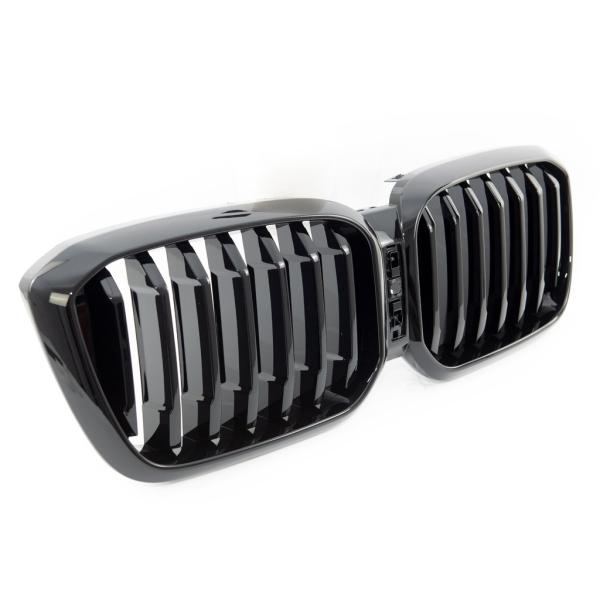 Sportgrill Kühlergrill kompatibel mit passend für BMW X3 G01 / X4 G02 21- glanz schwarz