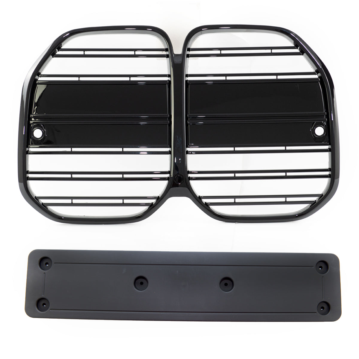 Front Grille Gloss Black Dual Line passend für BMW 4 Series G22 G23 2021+ – Bild 2