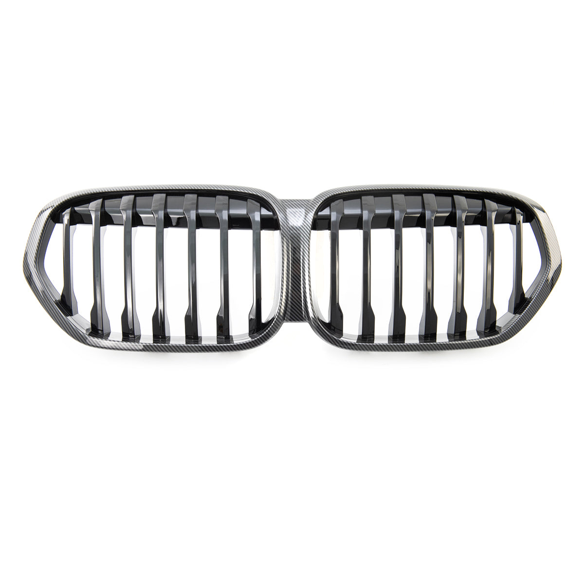 Carbon Look Single Line Grille passend für BMW X1 (F48) 2019-2022 – Bild 2