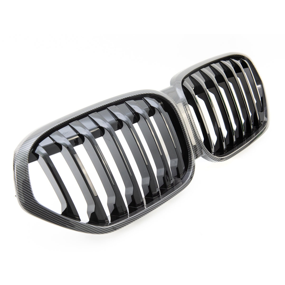 Carbon Look Single Line Grille passend für BMW X1 (F48) 2019-2022 – Bild 3