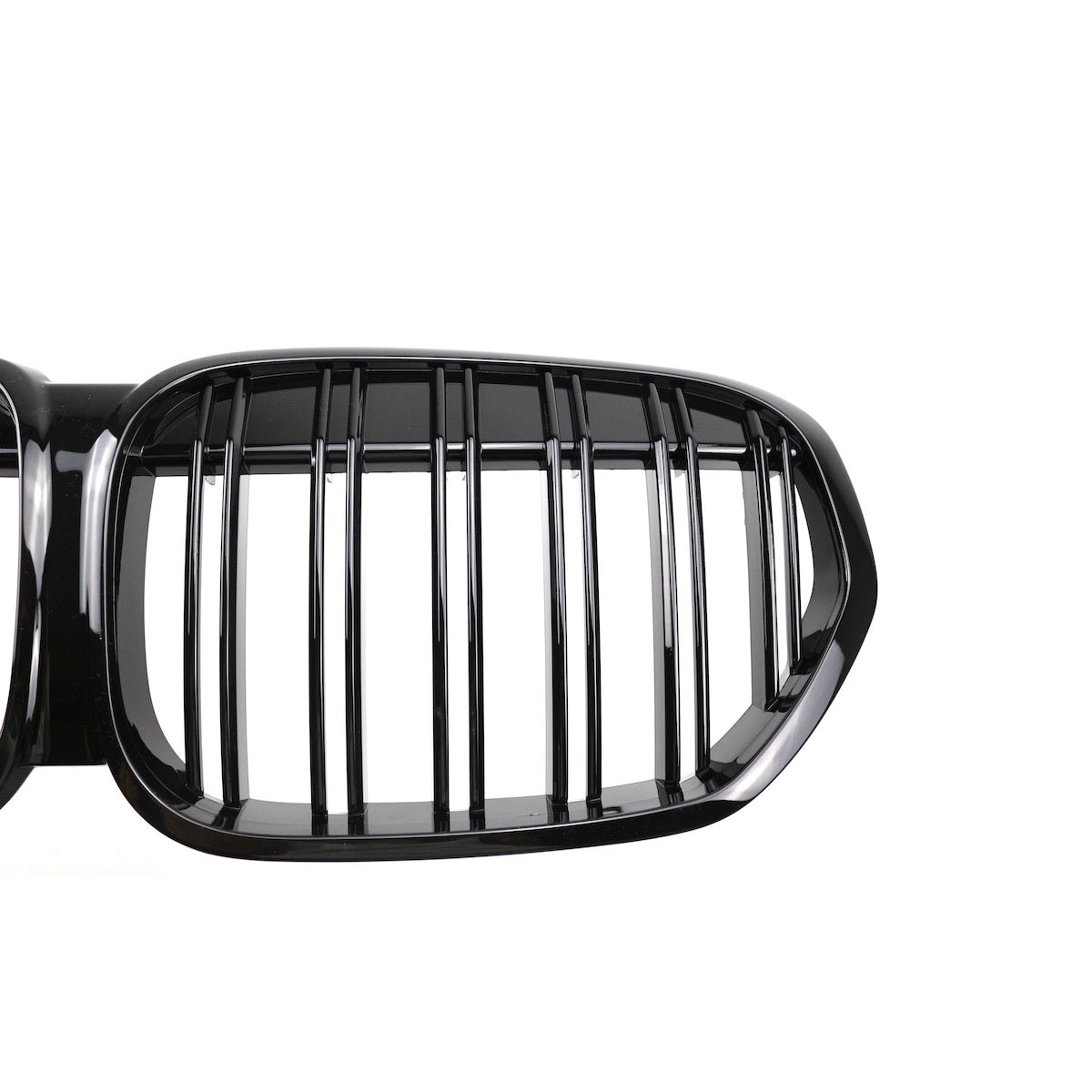 passend für BMW X1 F48 LCI 2019-2022 Gloss Black Double Line Front Grille – Bild 4