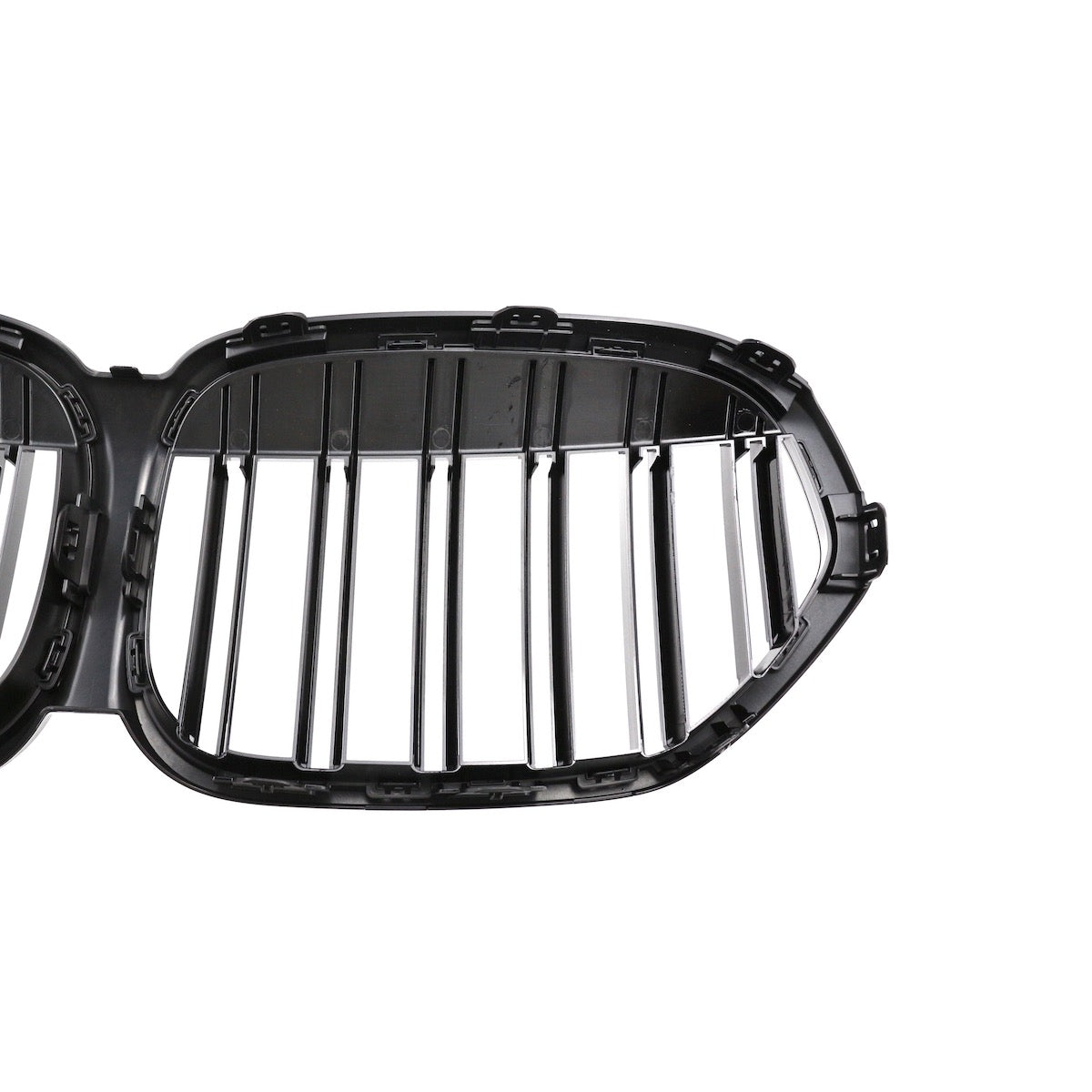 passend für BMW X1 F48 LCI 2019-2022 Gloss Black Double Line Front Grille – Bild 5