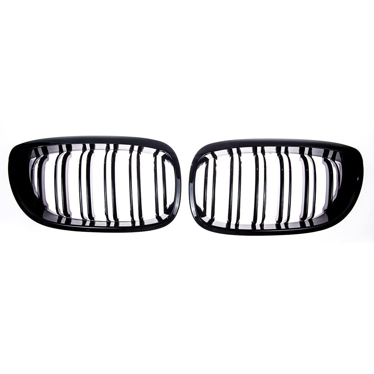 Front Grille Gloss Black Dual Line passend für BMW 3 Series E46 2003-2007 – Bild 2