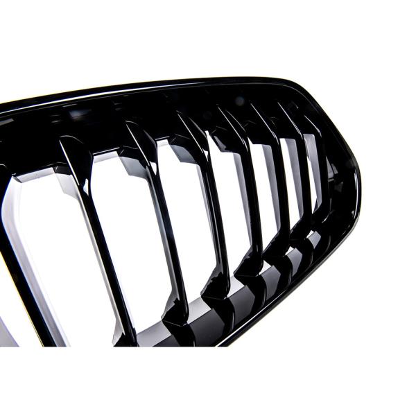Sportgrill Kühlergrill kompatibel mit passend für BMW X2 F39 17-23 glanz schwarz