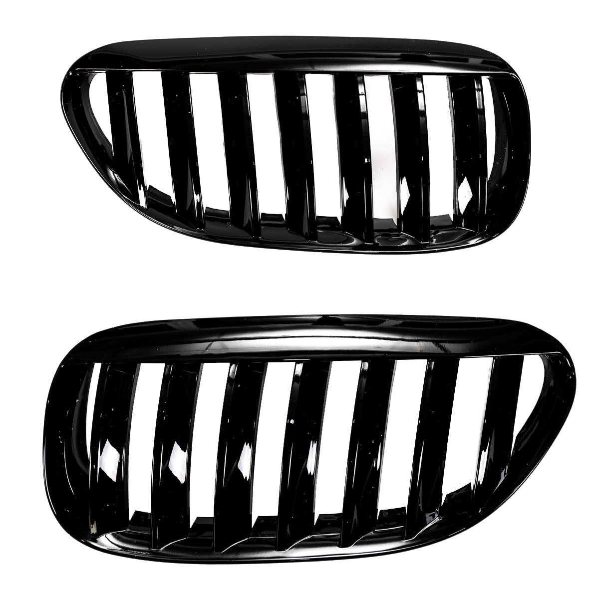 Front Grille Single Line Gloss Black passend für BMW 6 Series E63 E64 2003-2010 – Bild 4