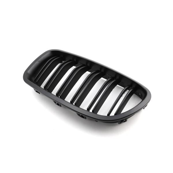 Sportgrill Kühlergrill Doppelsteg kompatibel mit passend für BMW 5er E39 95-03 matt schwarz
