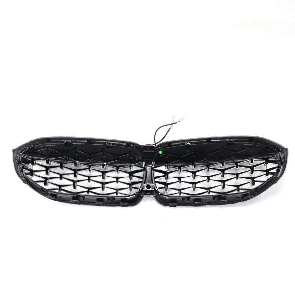 LED-Kühlergrill  Schwarz Glanz passt passend für BMW 3er G20 G21 19-22