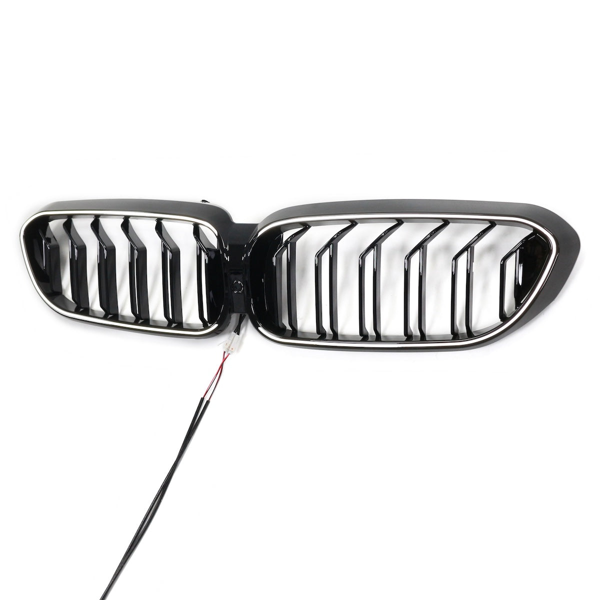 LED Twin Slat Gloss Black Front Grille passend für BMW 5 Series G30 2017-2020 – Bild 2