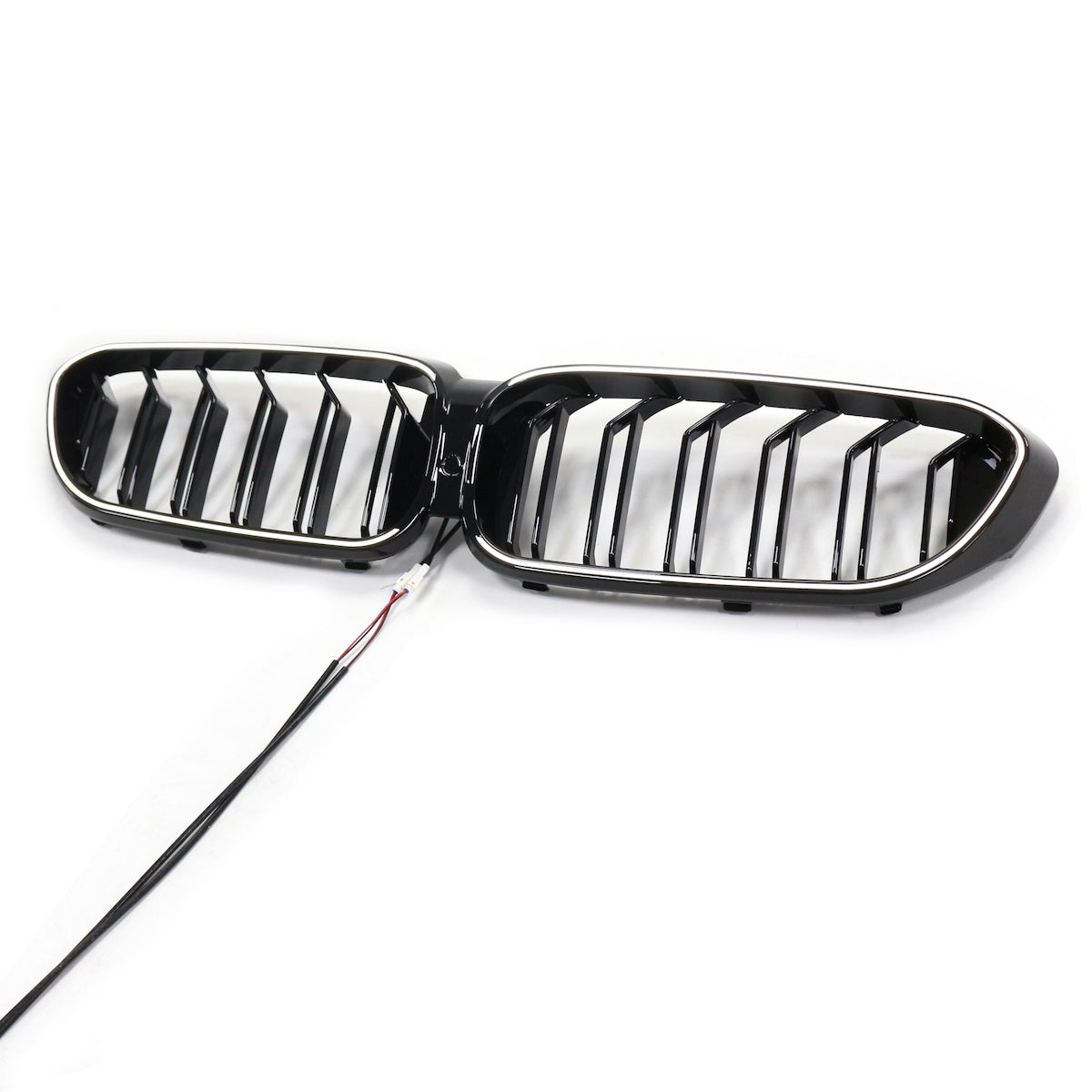 LED Twin Slat Gloss Black Front Grille passend für BMW 5 Series G30 2017-2020 – Bild 3