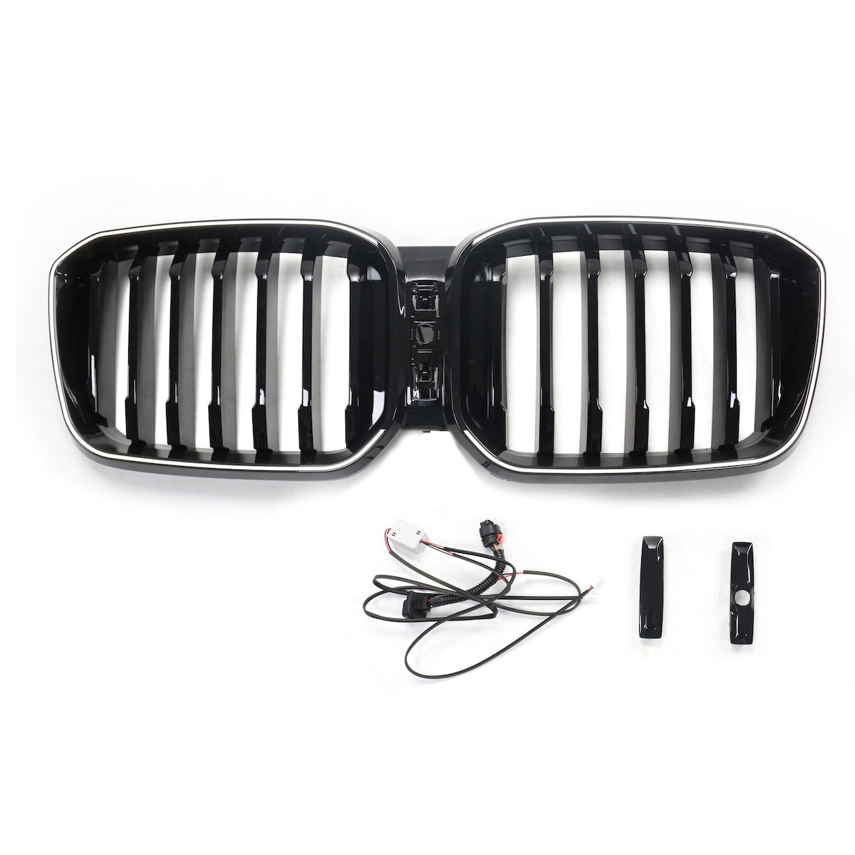 LED Single Slat Gloss Black Grille passend für BMW X3 G01 LCI 2023+ – Bild 1
