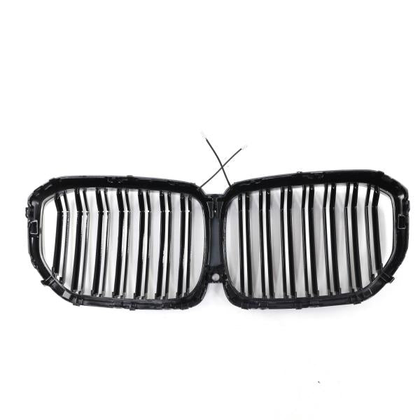 LED-Doppellamellen-Kühlergrill in Schwarz glänzend passend für BMW X5-Serie G05 ab 18