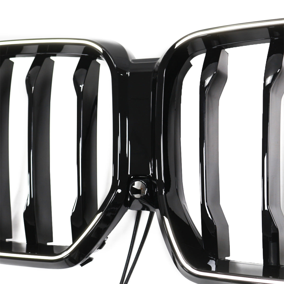 LED Single Slat Gloss Black Grille passend für BMW X6 G06 2019-2023 – Bild 3