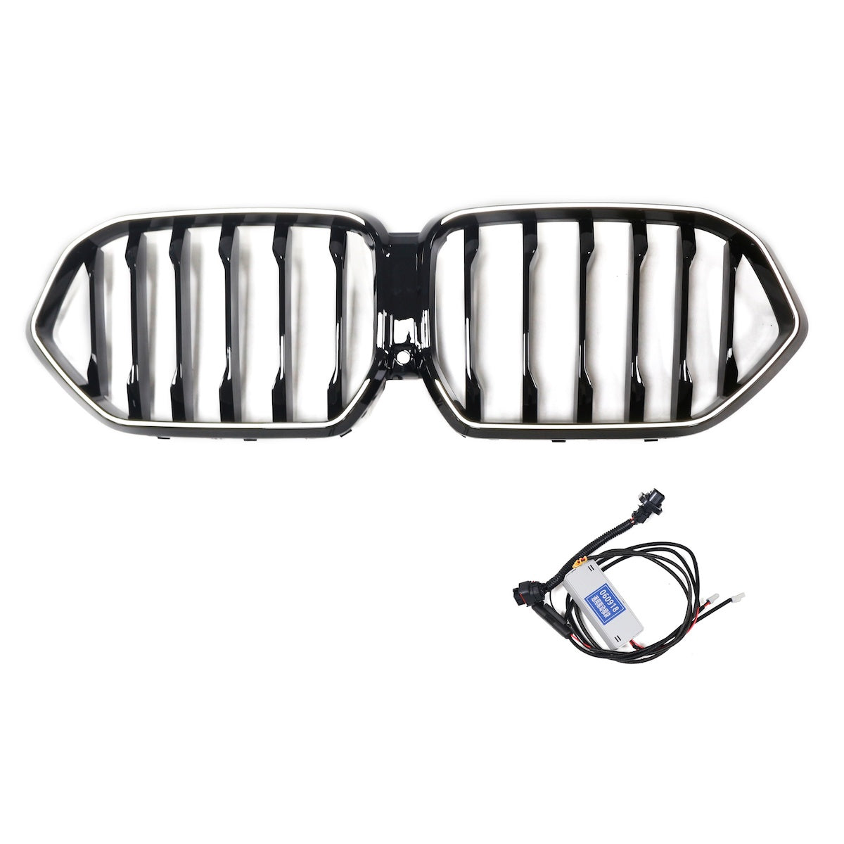 LED Single Slat Gloss Black Grille passend für BMW X6 G06 LCI 2023+ – Bild 2