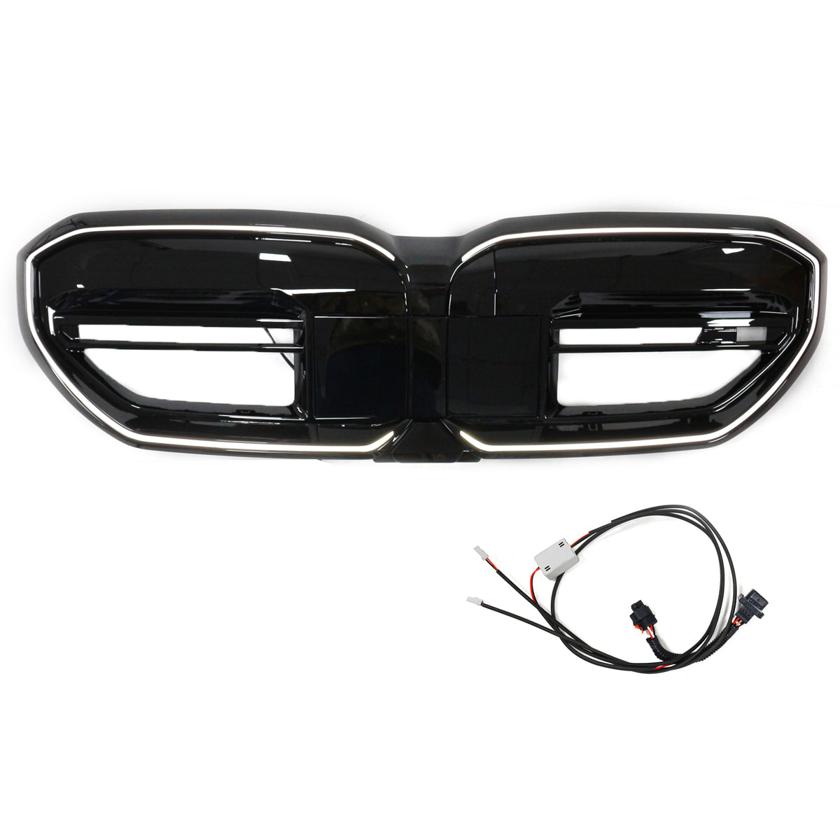 LED Gloss Black Front Grille passend für BMW 5 Series G60 G61 2023-> – Bild 1