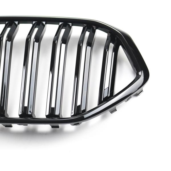 Sportgrill Kühlergrill kompatibel mit passend für BMW X6 G06 19- glanz schwarz