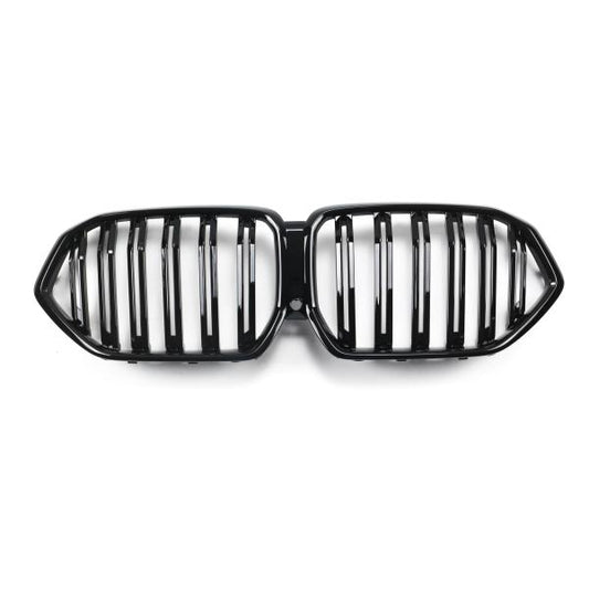 Sportgrill Kühlergrill kompatibel mit passend für BMW X6 G06 19- glanz schwarz