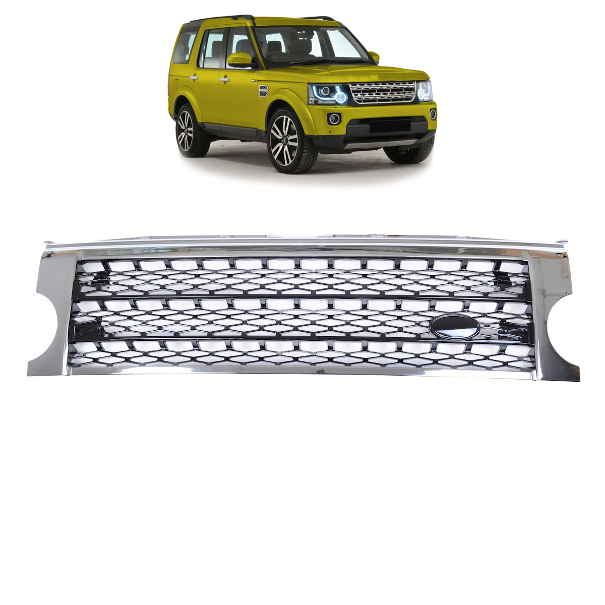 Sport Grille Chrome & Black passend für Land Rover Discovery IV 2005-2009 – Bild 1