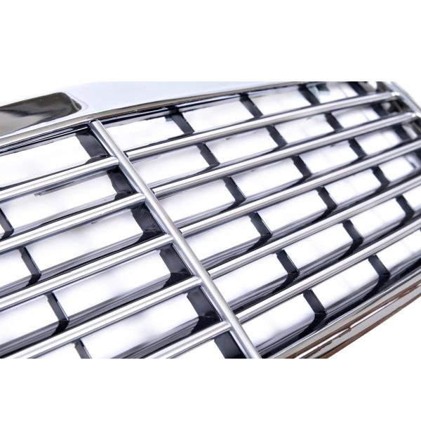 Passend für Mercedes C-Klasse W202 Kühlergrill Grill Chrom Schwarz 93-00