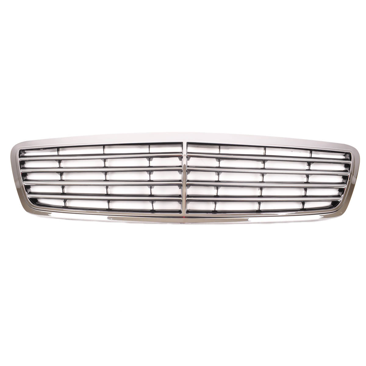 Front Grille 4 Slats Chrome passend für Mercedes C-Class W203 2000-2007 – Bild 2