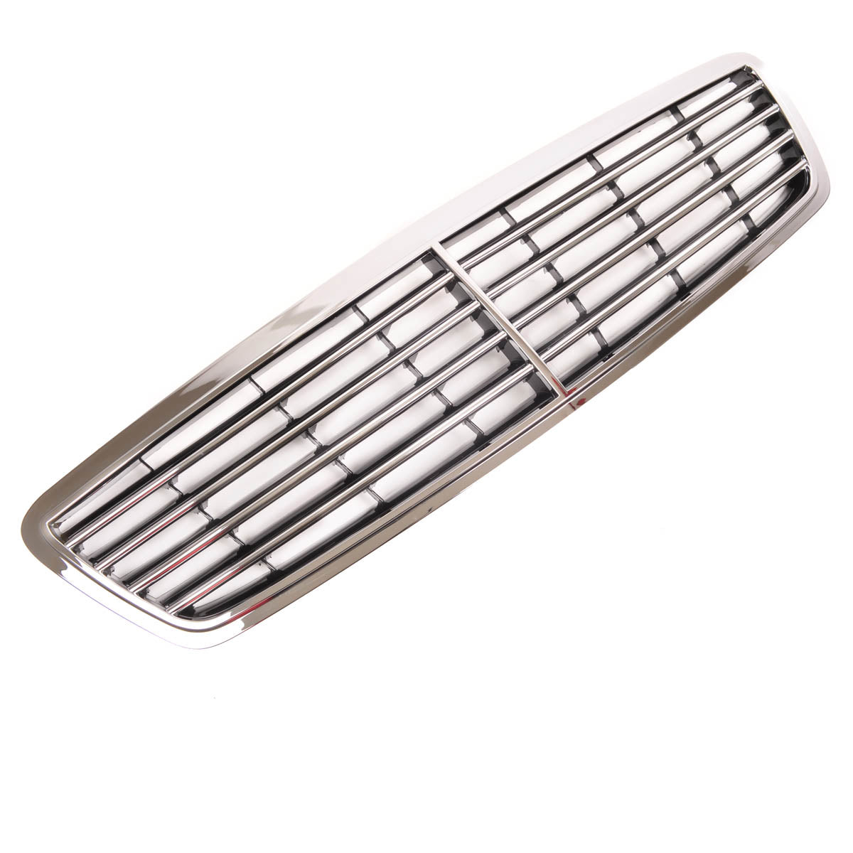 Front Grille 4 Slats Chrome passend für Mercedes C-Class W203 2000-2007 – Bild 3