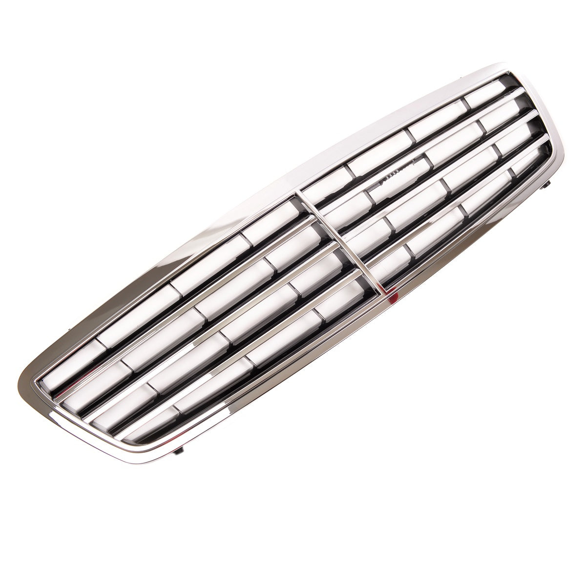 Front Grille 3 Slats Chrome passend für Mercedes C-Class W203 2000-2007 – Bild 3