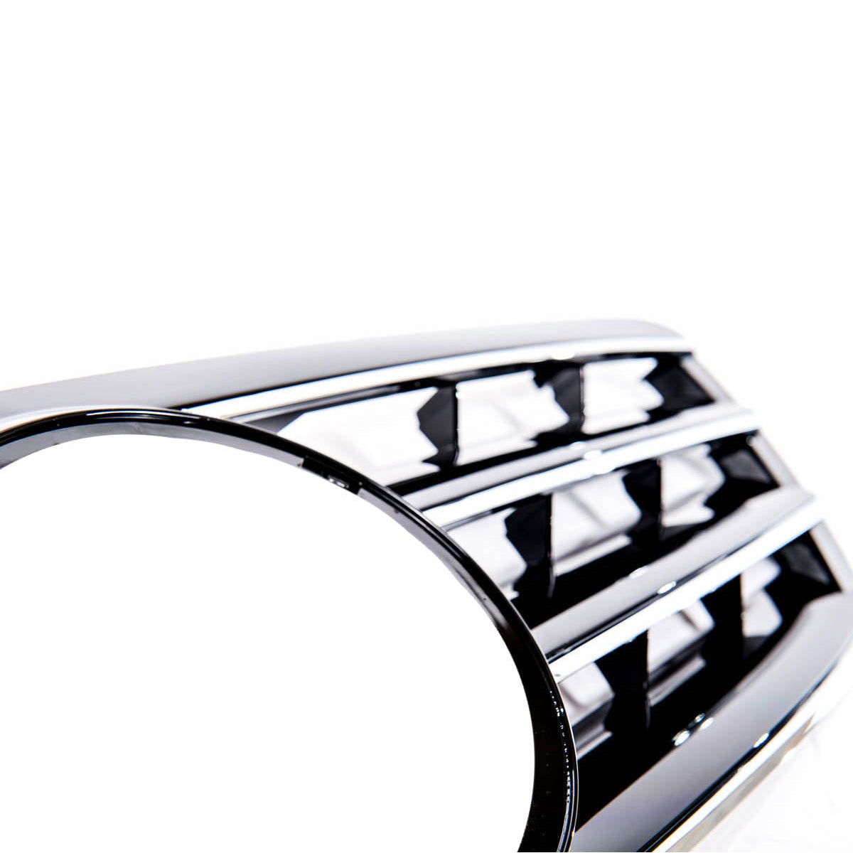 Front Grille Chrome & Black 4S passend für Mercedes C-Class W203 2000-2007 – Bild 3