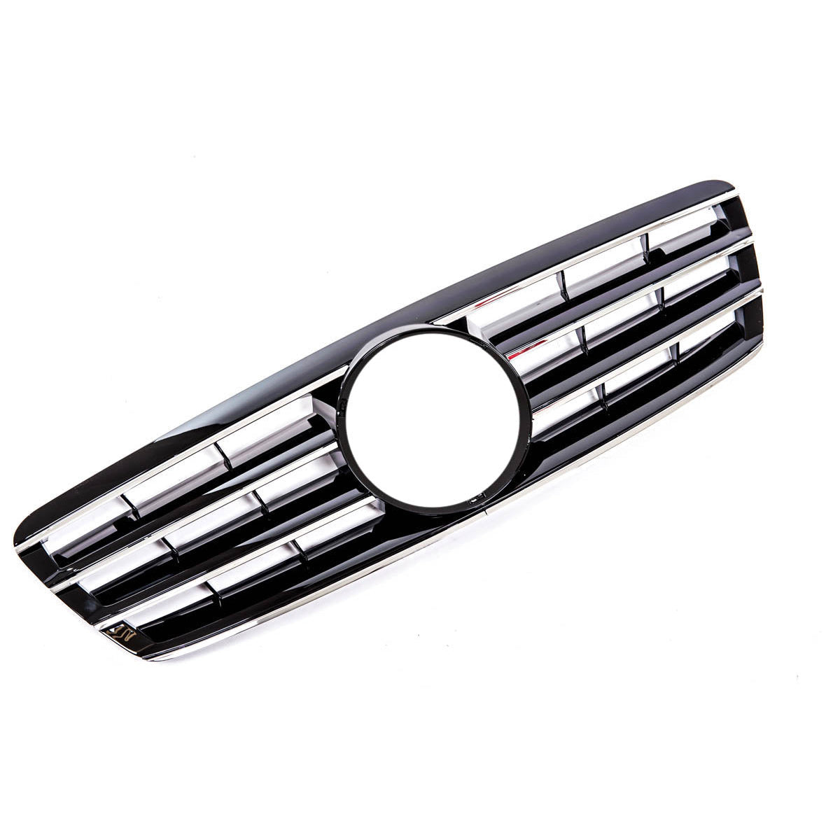 Front Grille Chrome & Black 4S passend für Mercedes C-Class W203 2000-2007 – Bild 4