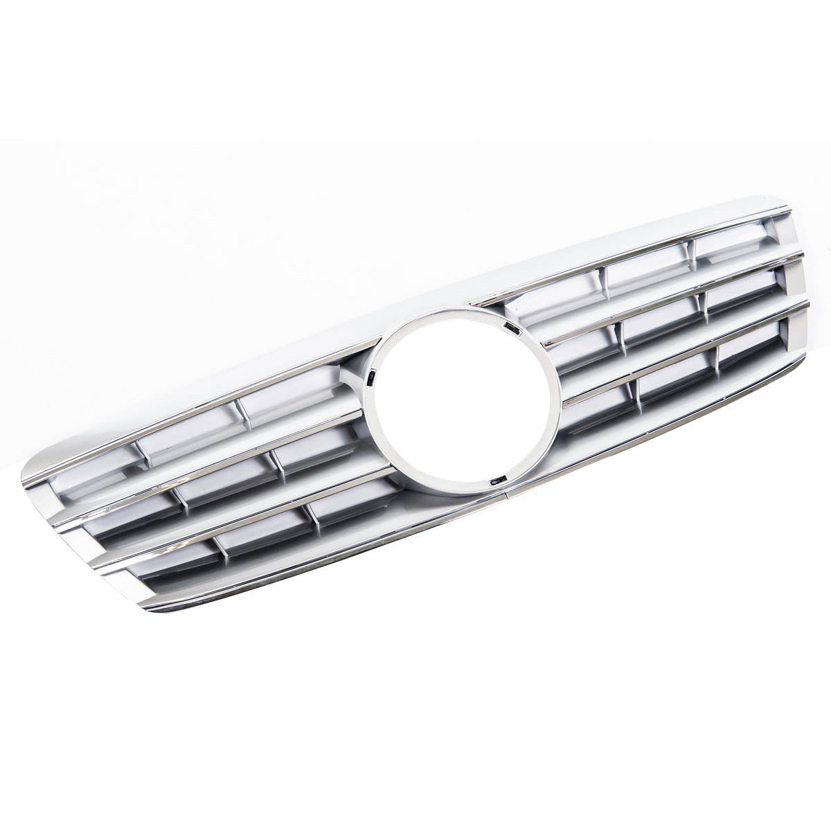 Front Grille Silver 4S passend für Mercedes C-Class W203 2000-2007 – Bild 3