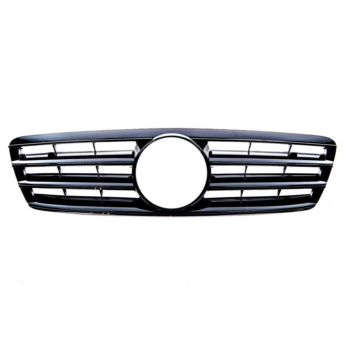 Gloss Black Front Grille passend für Mercedes C-Class W203 2000-2007 – Bild 3