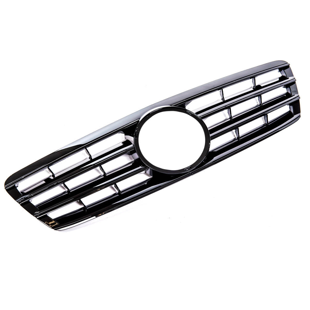 Gloss Black Front Grille passend für Mercedes C-Class W203 2000-2007 – Bild 5