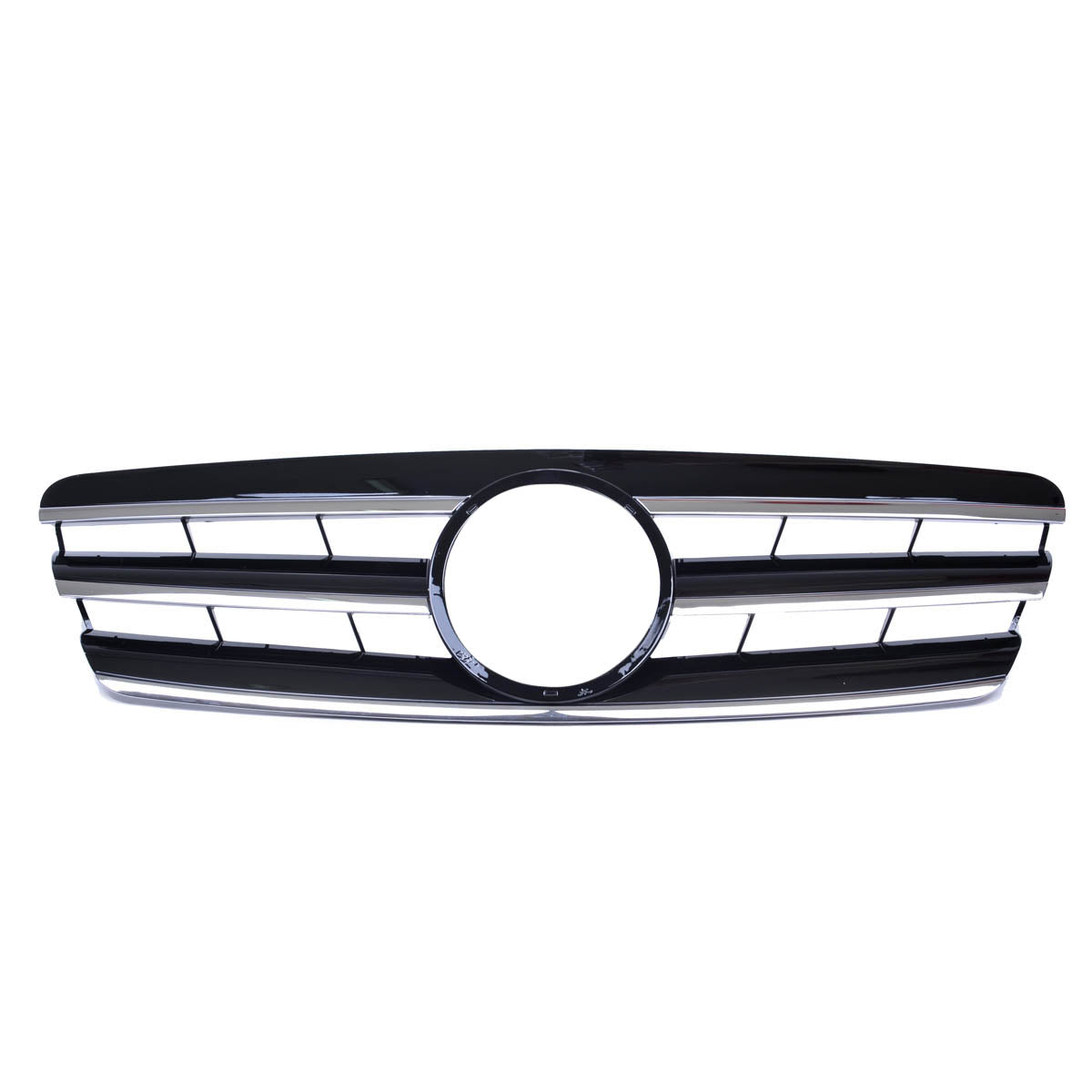 Front Grille Chrome & Black 3S passend für Mercedes C-Class W203 2000-2007 – Bild 2