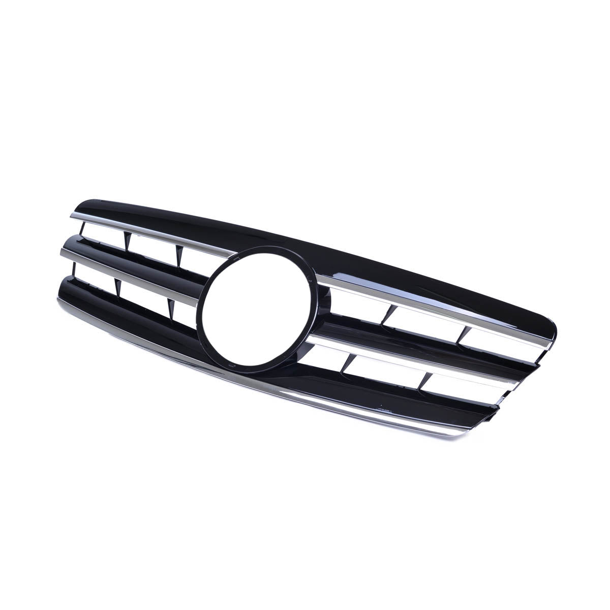 Front Grille Chrome & Black 3S passend für Mercedes C-Class W203 2000-2007 – Bild 3