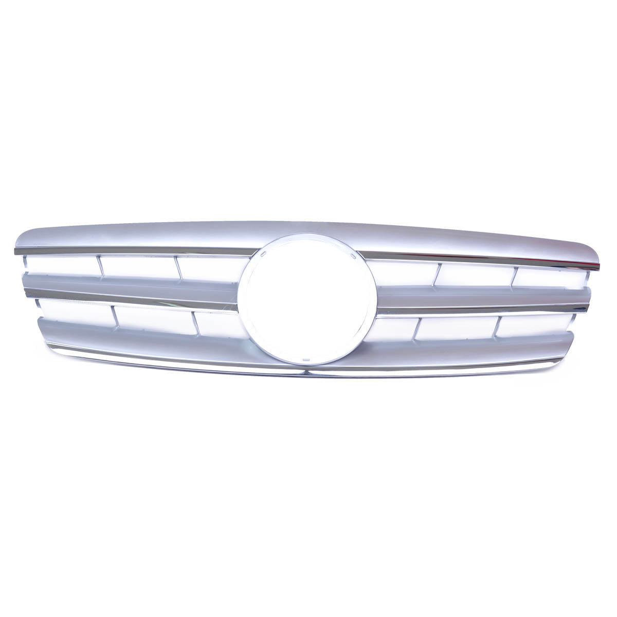Silver 3S Front Grille passend für Mercedes C-Class W203 2000-2007 – Bild 2