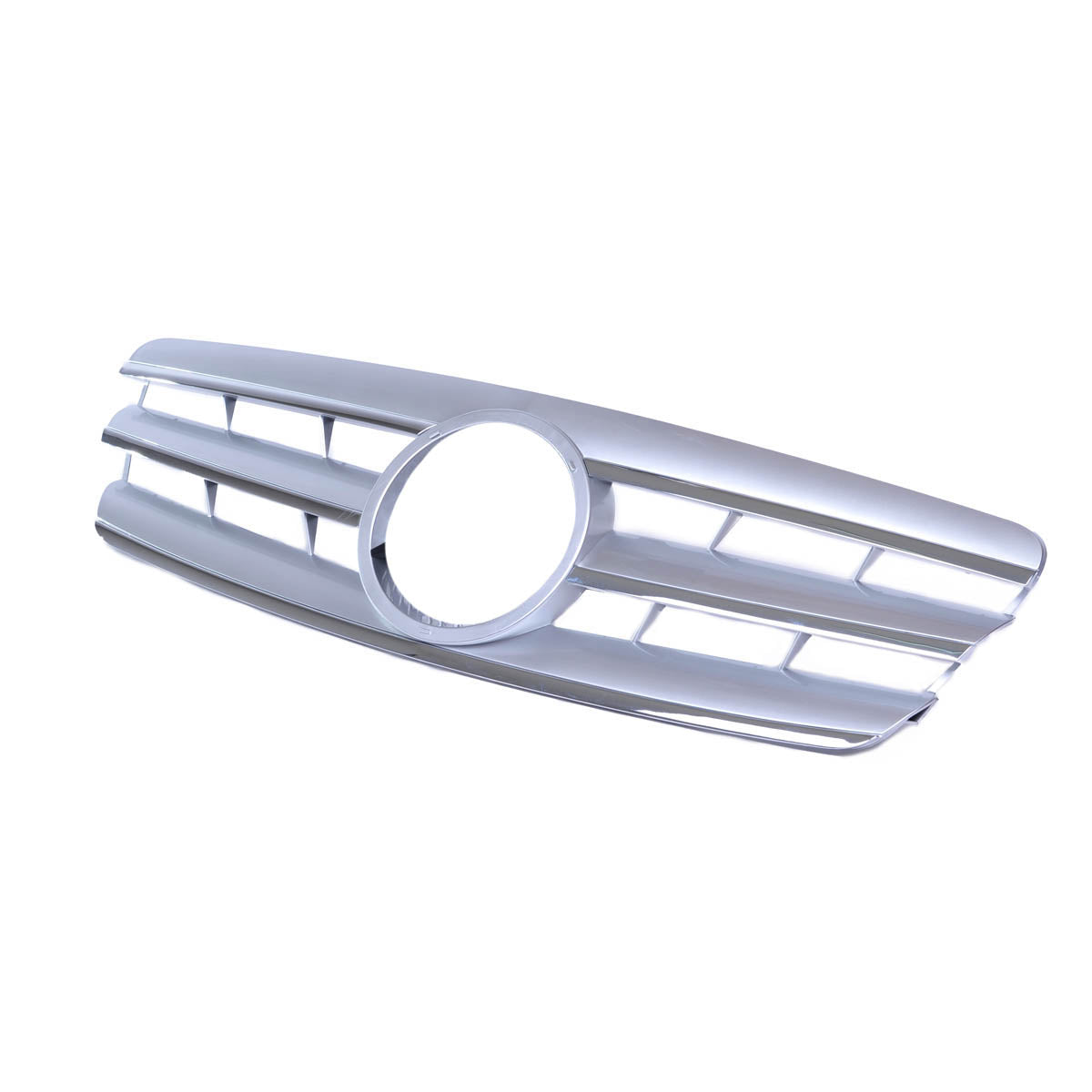 Silver 3S Front Grille passend für Mercedes C-Class W203 2000-2007 – Bild 3