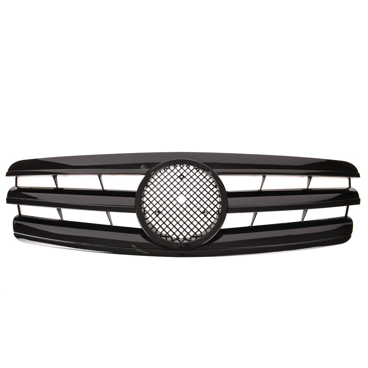 Front Grille Gloss Black passend für Mercedes C-Class W203 2000-2007 – Bild 2