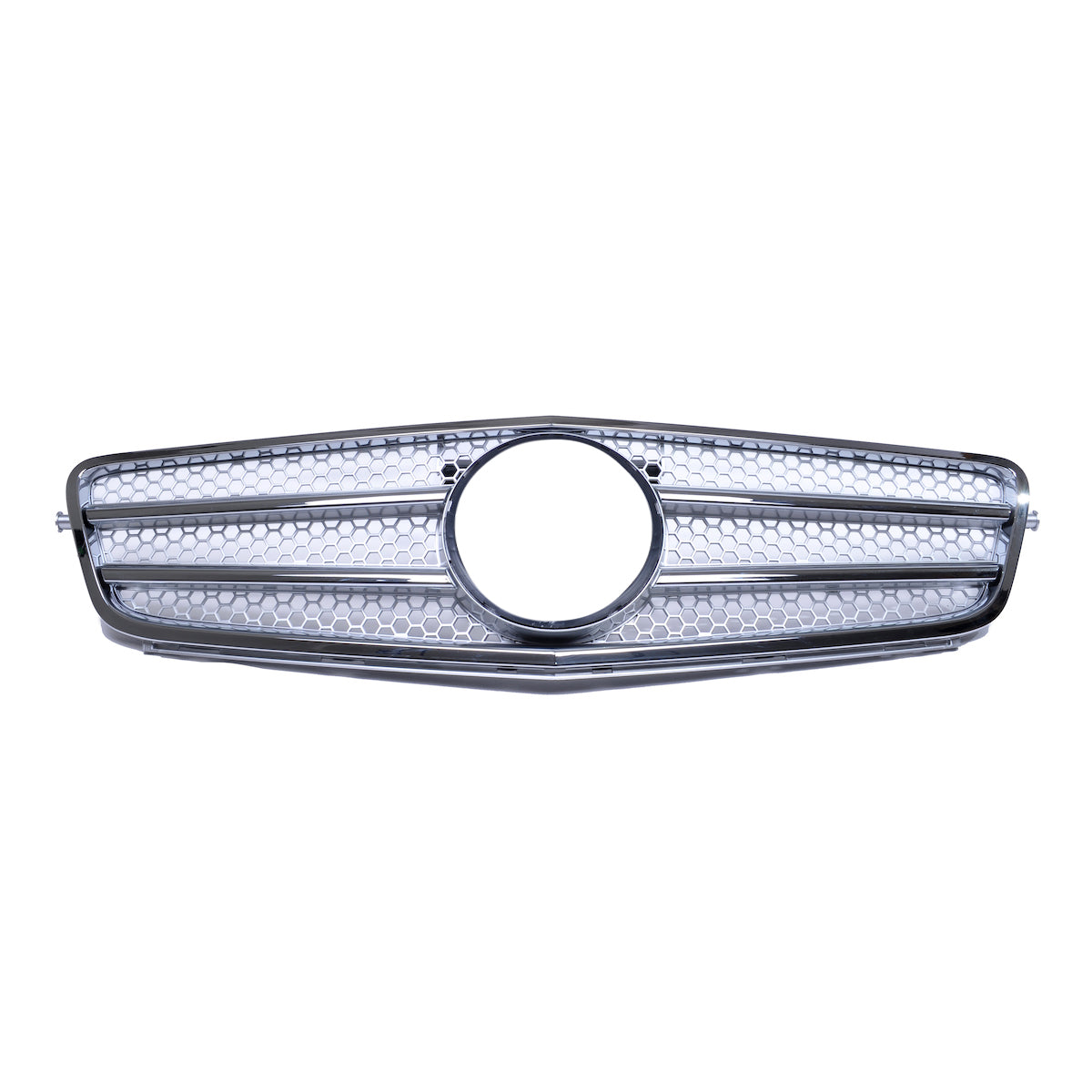 Sport Grille Chrome & Silver passend für Mercedes C-Class W204 2007-2011 – Bild 2
