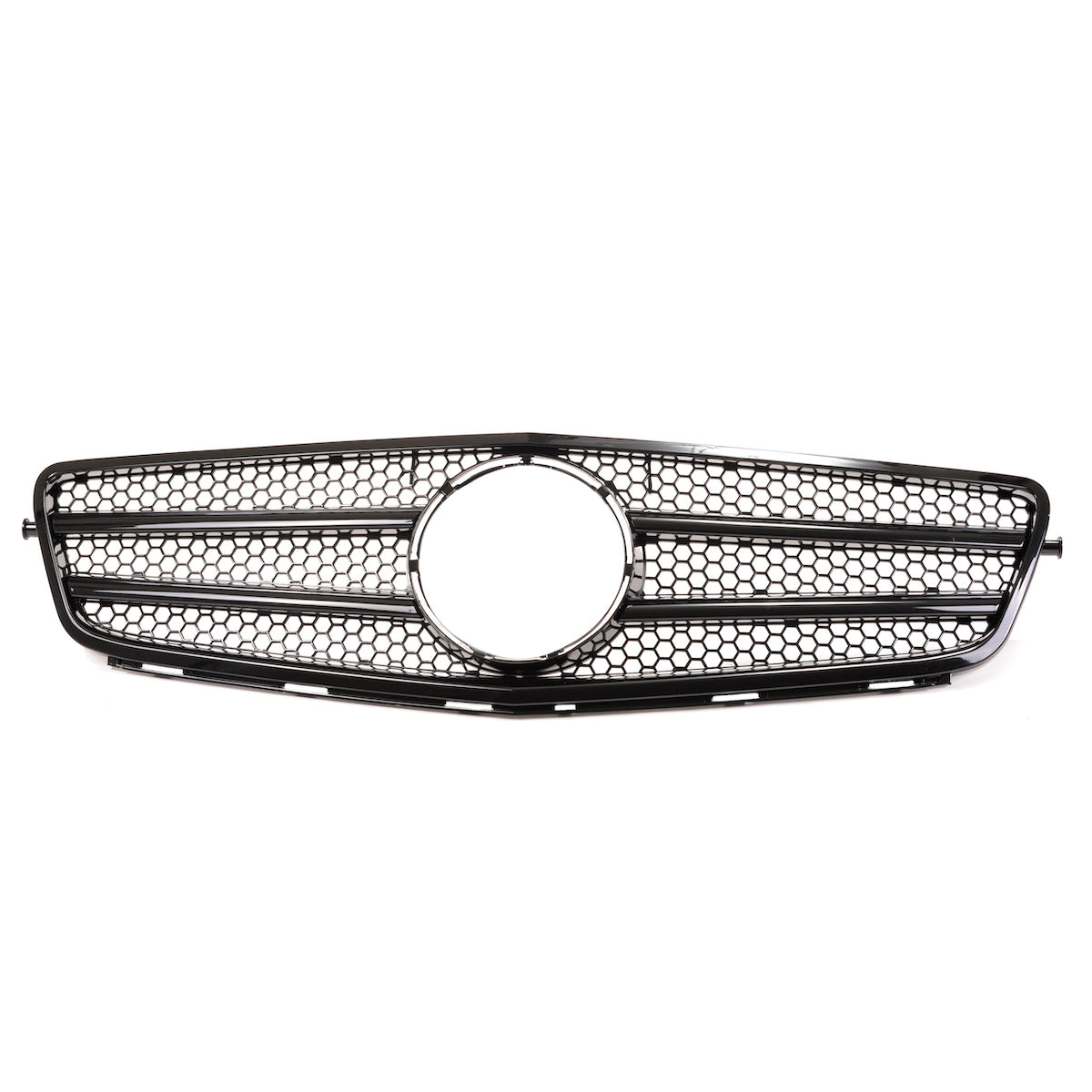 Gloss Black Front Grille passend für Mercedes C-Class W204 S204 2007-2011 – Bild 2