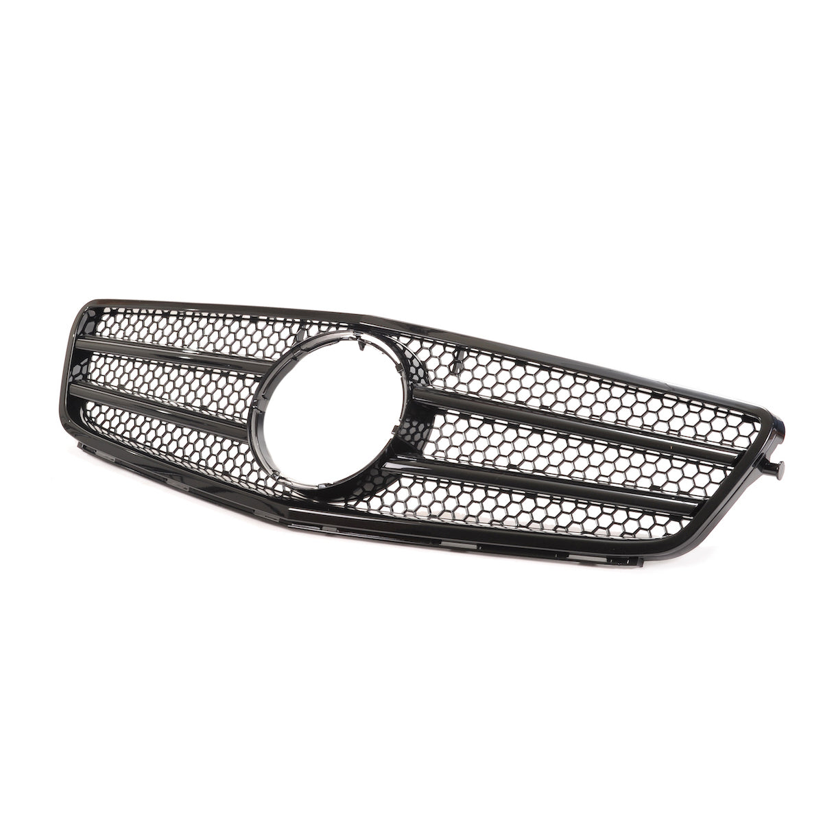 Gloss Black Front Grille passend für Mercedes C-Class W204 S204 2007-2011 – Bild 4