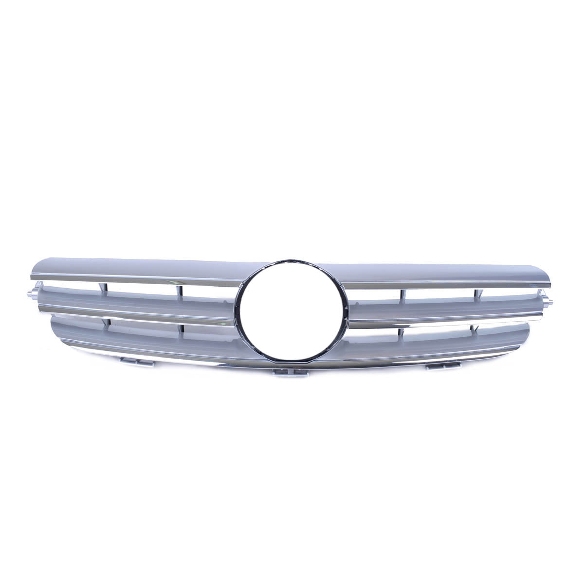 Front Grille Silver passend für Mercedes CLK W209 2002-2009 – Bild 2