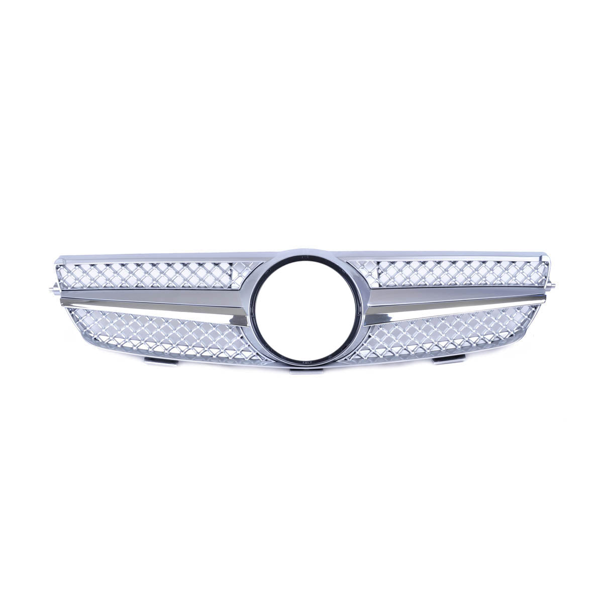 Silver Front Grille passend für Mercedes CLK W209 2002-2009 – Bild 2