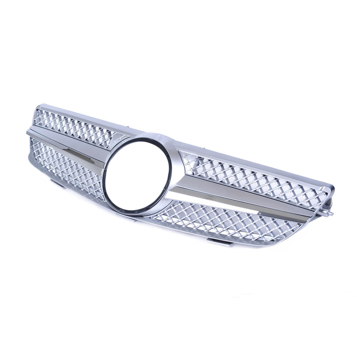 Silver Front Grille passend für Mercedes CLK W209 2002-2009 – Bild 3