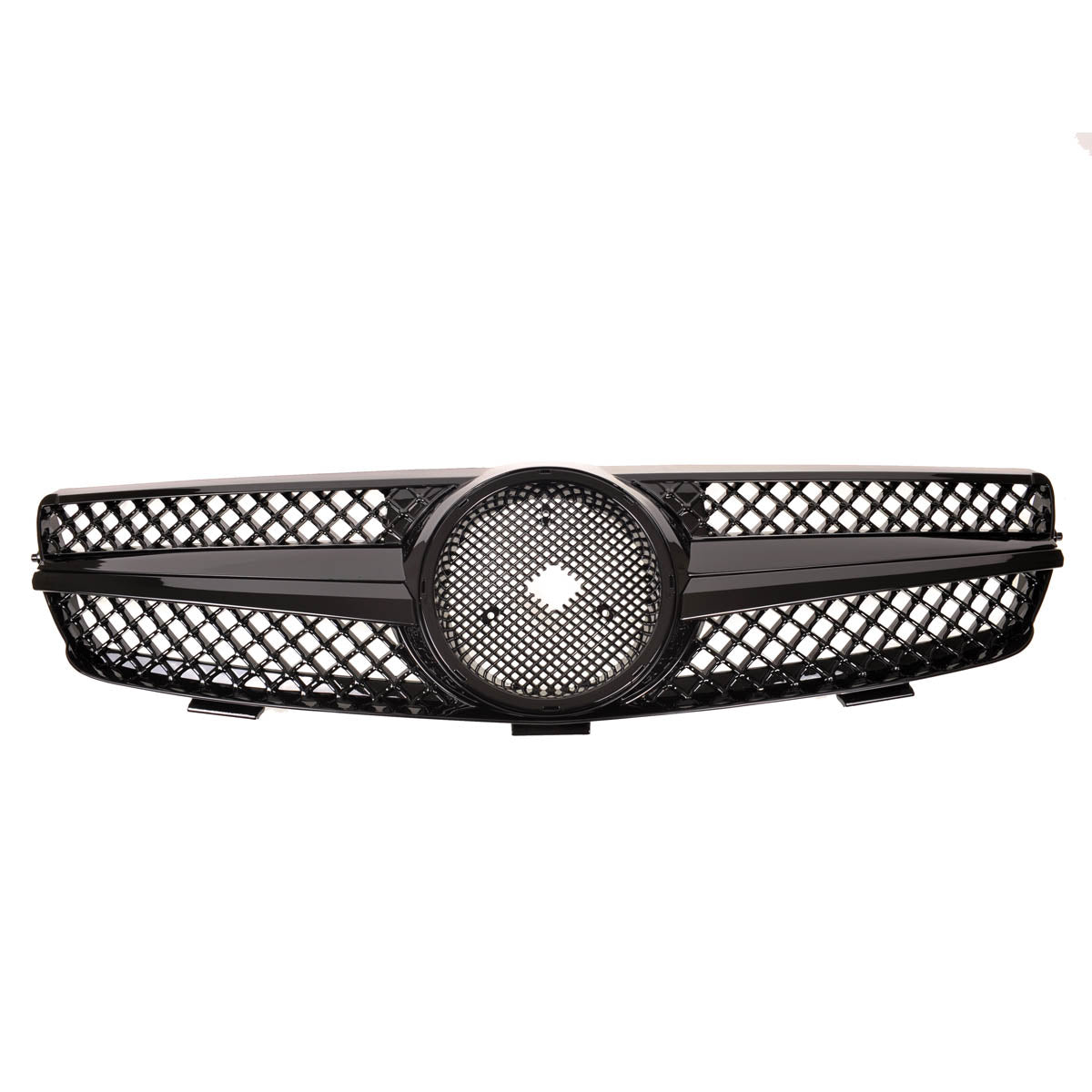 Front Grille Gloss Black passend für Mercedes CLK W209 2002-2009 – Bild 2