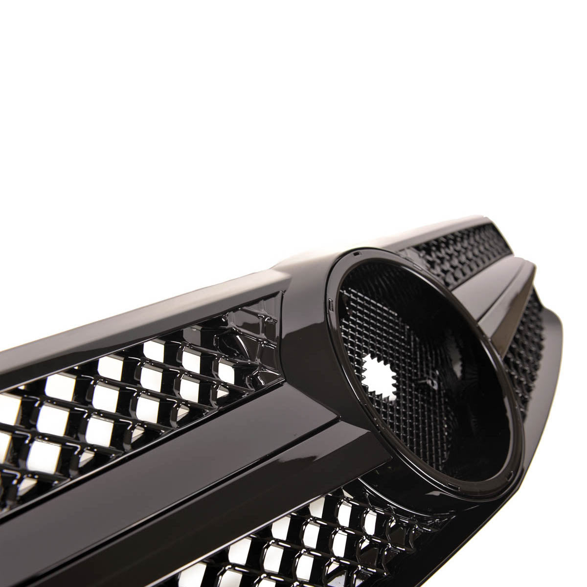 Front Grille Gloss Black passend für Mercedes CLK W209 2002-2009 – Bild 3