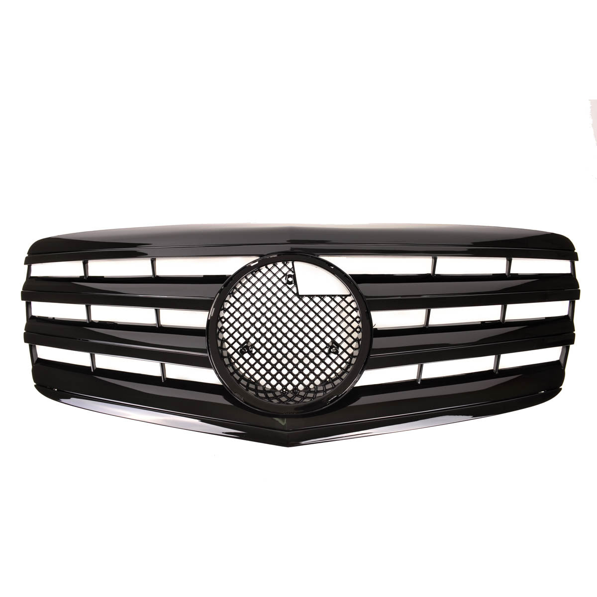 Front Grille Gloss Black passend für Mercedes E-Class W211 2006-2009 – Bild 2