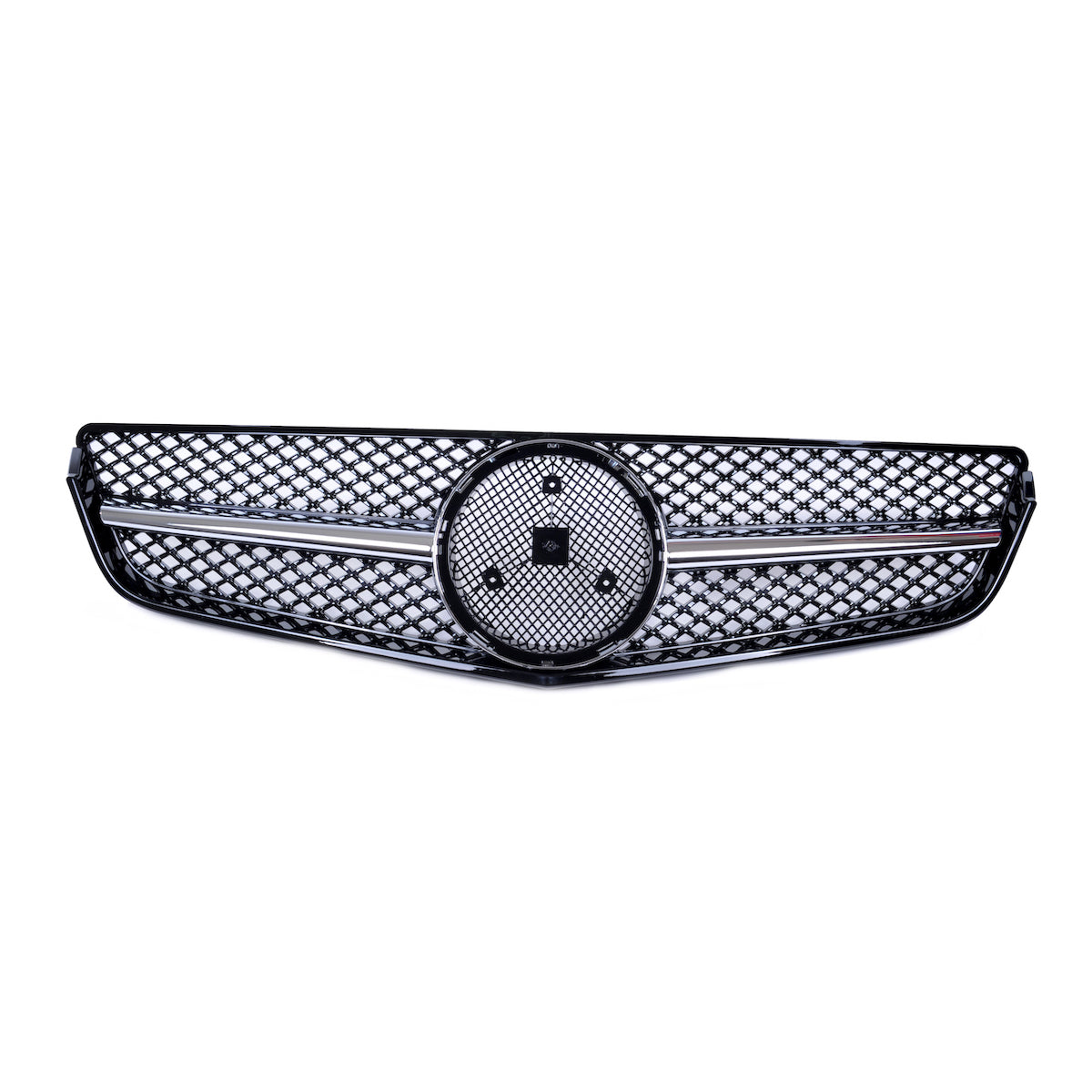 Chrome & Black Front Grille passend für Mercedes E-Class Coupe/Cabrio 2009-2013 – Bild 2