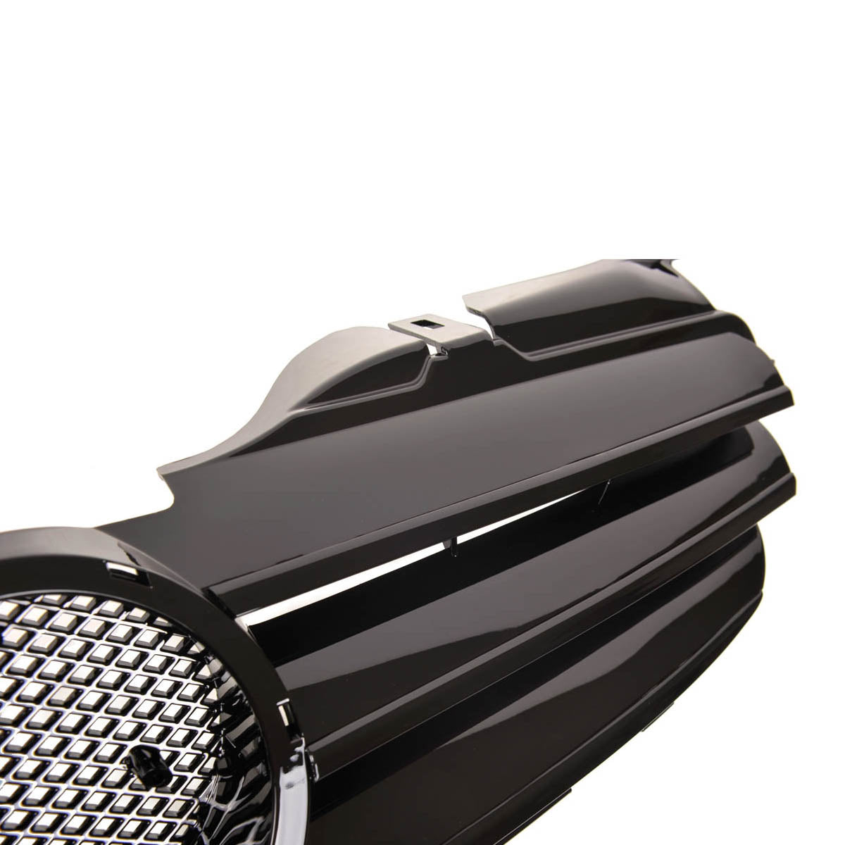 Front Grille All Gloss Black passend für Mercedes SLK R170 1996-2004 – Bild 3
