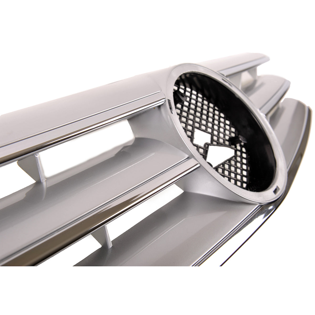 Chrome & Silver Front Grille passend für Mercedes SL (R129) 1989-2001 – Bild 3